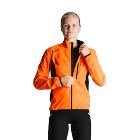Fusion S1 Women's Run Jacket, Orange