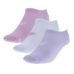 4F USOCF248 Girl's Ankle Socks, Multicolor