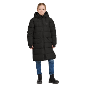Didriksons Olivin Kids Long Parka, black