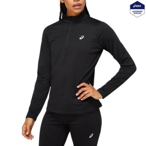 Asics Core LS 1/2 Zip Women's Winter Top, Black