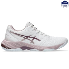 Asics Netburner Ballistic FF 3 Women's, White/Watershed Rose