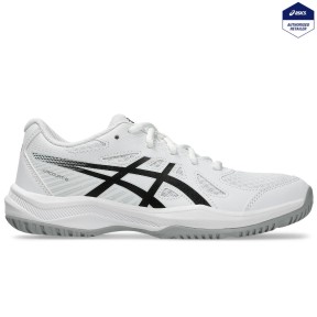 Asics Upcourt 6 GS Kid's Shoes, White/Black