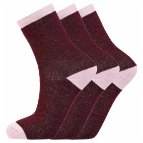 Endurance Lime 3-Pack Kids Socks, Port Royal