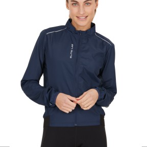 Endurance Elite X1 Bike Women's Lightweight Wind Jacket, Dark Sapphire