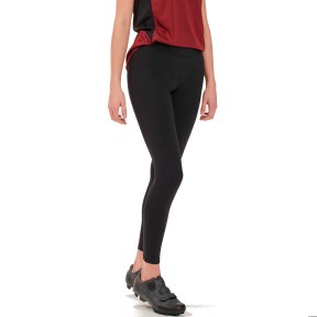 Endurance Hulda Women's High Waist Long Spin Tights, Black