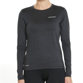Endurance Maje Women's Melange L-S Tee, Black
