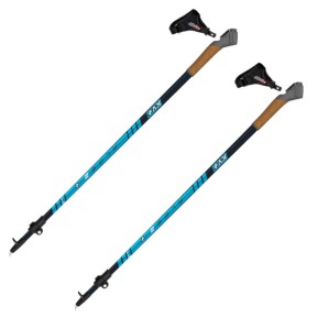 KV+ Alps 2 Nordic Walking Poles, 2 Section Telescope, 100-130cm