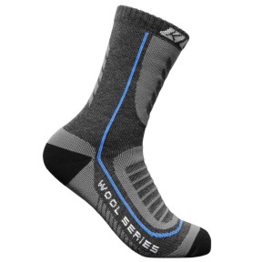 KV+ Nordic Step Wool Socks, Grey/Blue