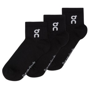 On Logo Sock Mid 3P Cotton Socks - Unisex