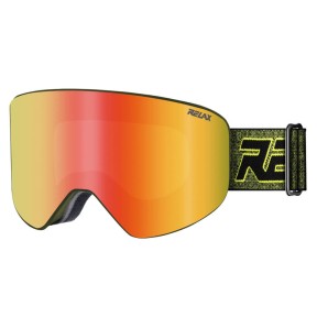 Relax Scooper Ski Goggles, Matt Black, Inferno Platinum