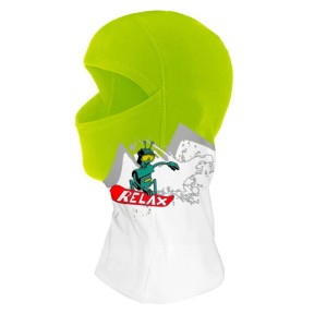 Relax Winter Balaclava Shield Kids, Green/White