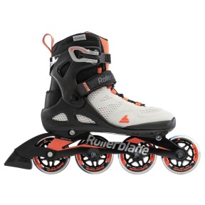 Rollerblade Macroblade 80 Women's, Glacier Grey/Coral