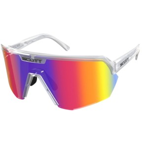 Scott Sport Shield Sunglasses, translucent-teal chrome