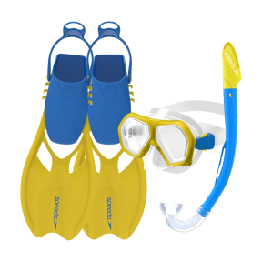 Speedo Leisure Dual Kids Set, yellow/royal