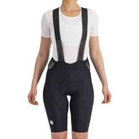 Sportful Classic Women's Bibshorts, Black Pompelmo