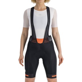 Sportful Neo Women's Bibshorts, Black Pompelmo