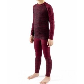 Viking Fjon Kids Base Layer Set Bamboo, Pink