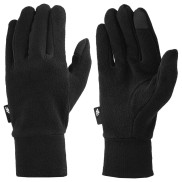4F AGLOU046 Unisex Touch Screen Fleece Gloves, Black