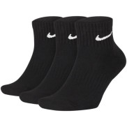 Nike Everyday Cushion Ankle Socks, 3 Pairs, Black