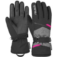 Reusch Hannah R-Tex XT Gloves, black/melange/pink