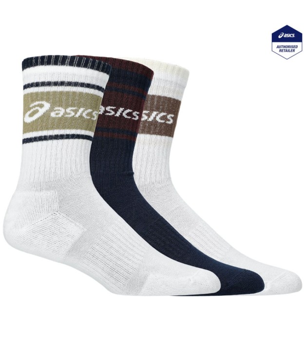 Asics Logo Crew 3pair Sports Socks - Unisex