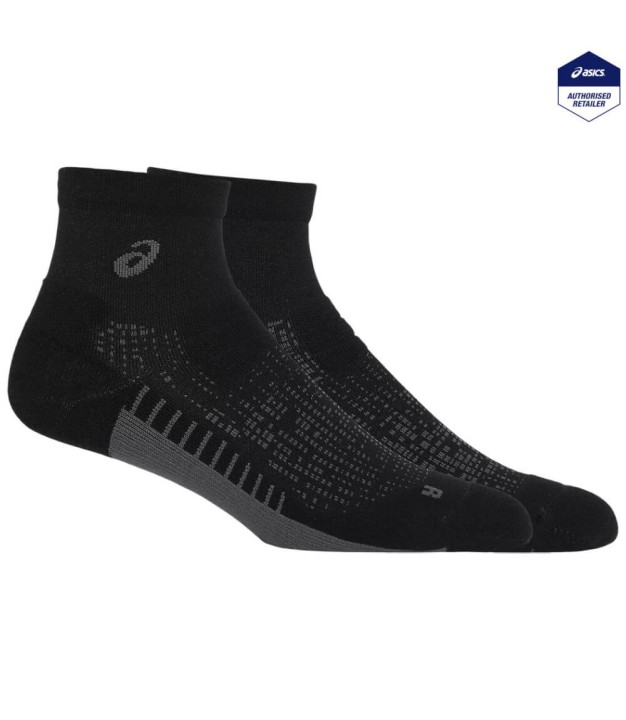 Asics Performance Run Sock Quarter, Performance Black