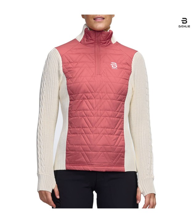 Bjorn Daehlie Half Zip Comfy Women's, Dusty Red