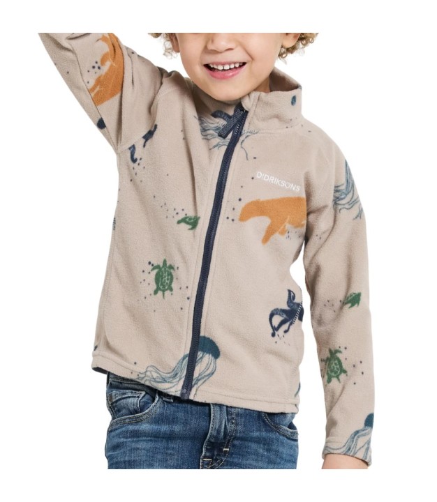Didriksons Monte Full-Zip Fleece Jacket - Kids
