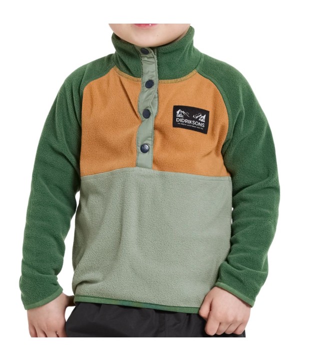Didriksons Monte Half Button Fleece - Kids