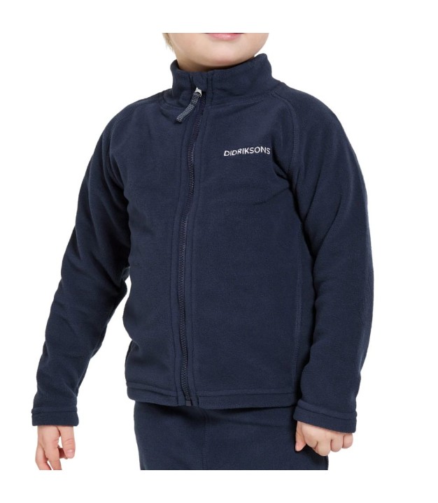 Didriksons Monte Kids Full-Zip, Navy