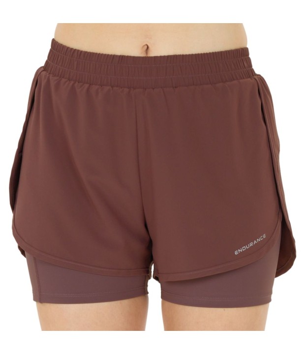 Endurance Heddae 2in1 Running Shorts - Women's