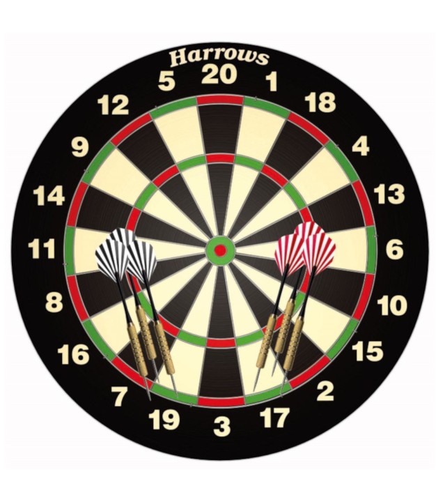 Harrows Bristow's Family Dartboard 