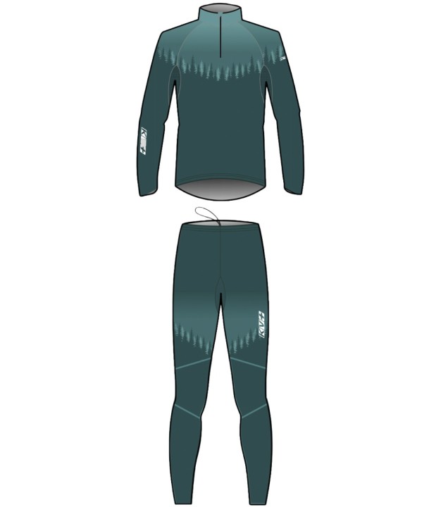 KV+ Tornado Two Piece XC Ski Suit - Kids