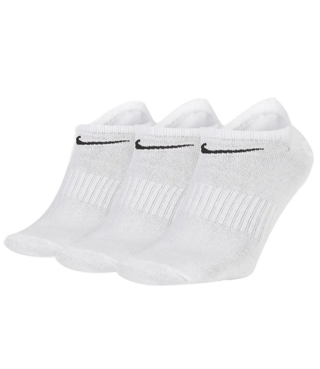 Nike Everyday Lightweight No-Show Socks, 3 Pairs, White