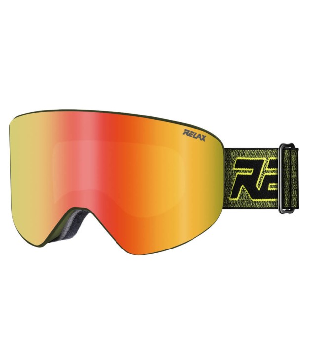 Relax Scooper Ski Goggles, Matt Black, Inferno Platinum