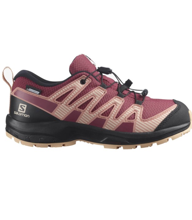 Salomon XA Pro V8 Climasalomon™ WP Kids Shoes, Earth Red / Black, 416144