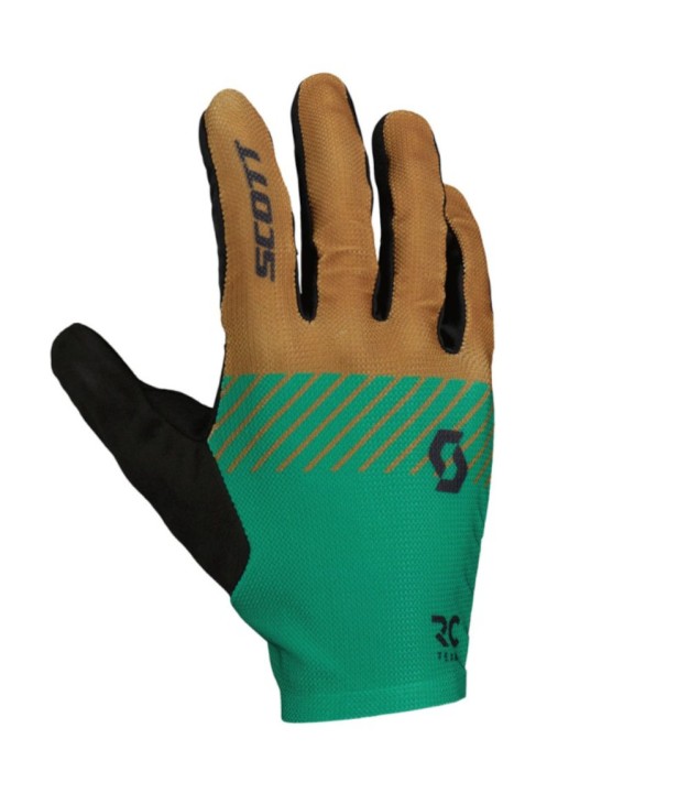 Scott RC Team LF Bike Gloves b.brown-a.green