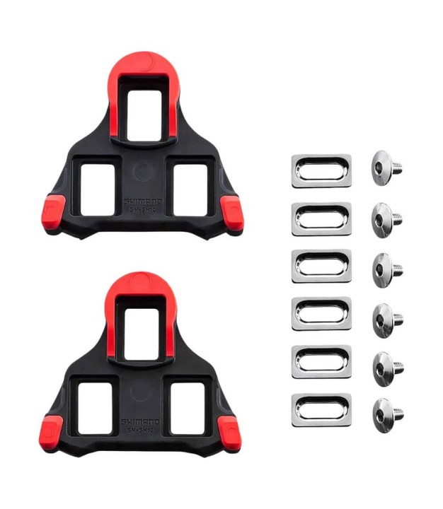 Shimano SM-SH11 SPD-SL 6° Cleats, Pair, Red