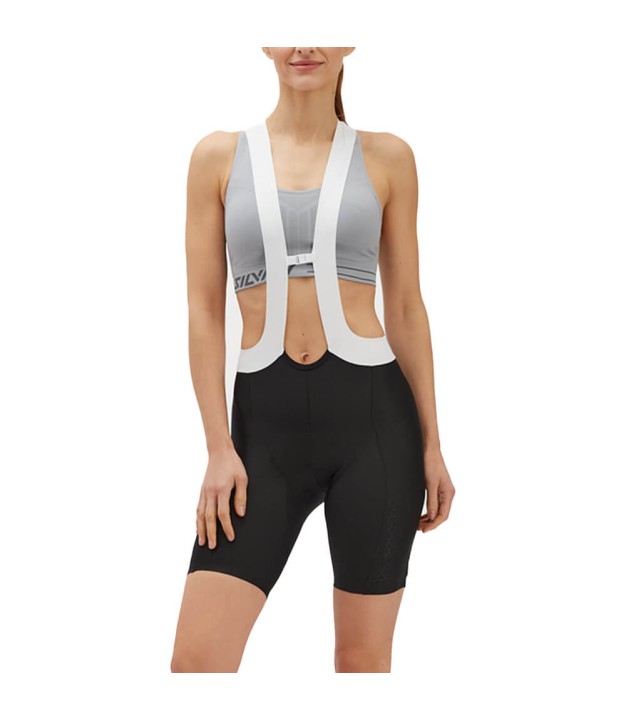 Silvini Santerno Women's Bib Shorts, Black/White